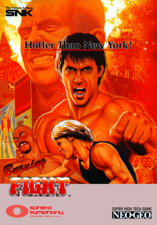 Burning Fight (NGH-018)(US) Arcade Game Cover